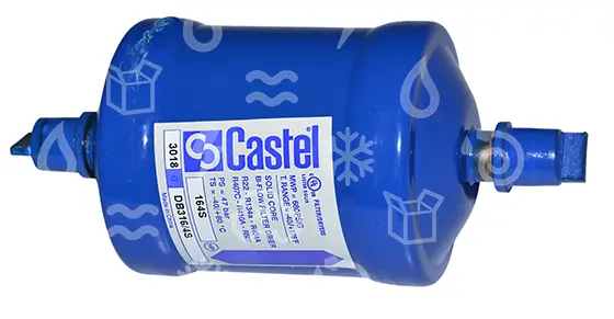 filtrdehydrátor obousměrný CASTEL DB316/4S, 1/2